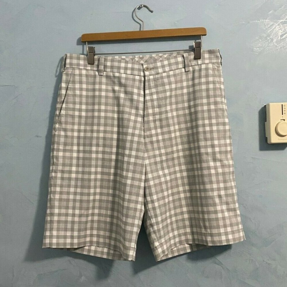 NIke‎ Golf Dri-Fit Golf Shorts Checkered Size 34